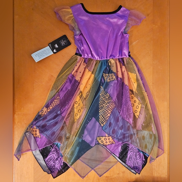 NWT Purple Nightmare Before Christmas nightgown Jack Skellington/Sally 6/6x New - Picture 2 of 2